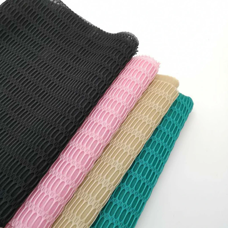 Hh-008 Upholstery Fabric 100% Polyester Sandwich Air Mesh Used for Mattress Seat Cushion Pet Mat