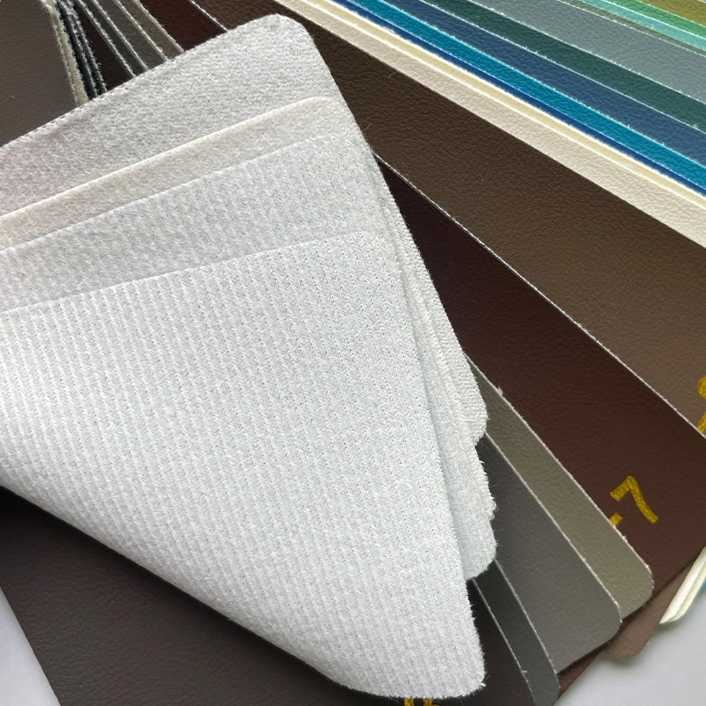 Abrasion Resistance PU/PVC Artificial Synthetic Leather for Sofa Fabric Chair Covers Furniture Leather