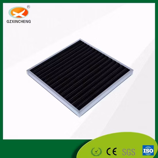 Malla de filtro de aire de tela no tejida de carbón activado